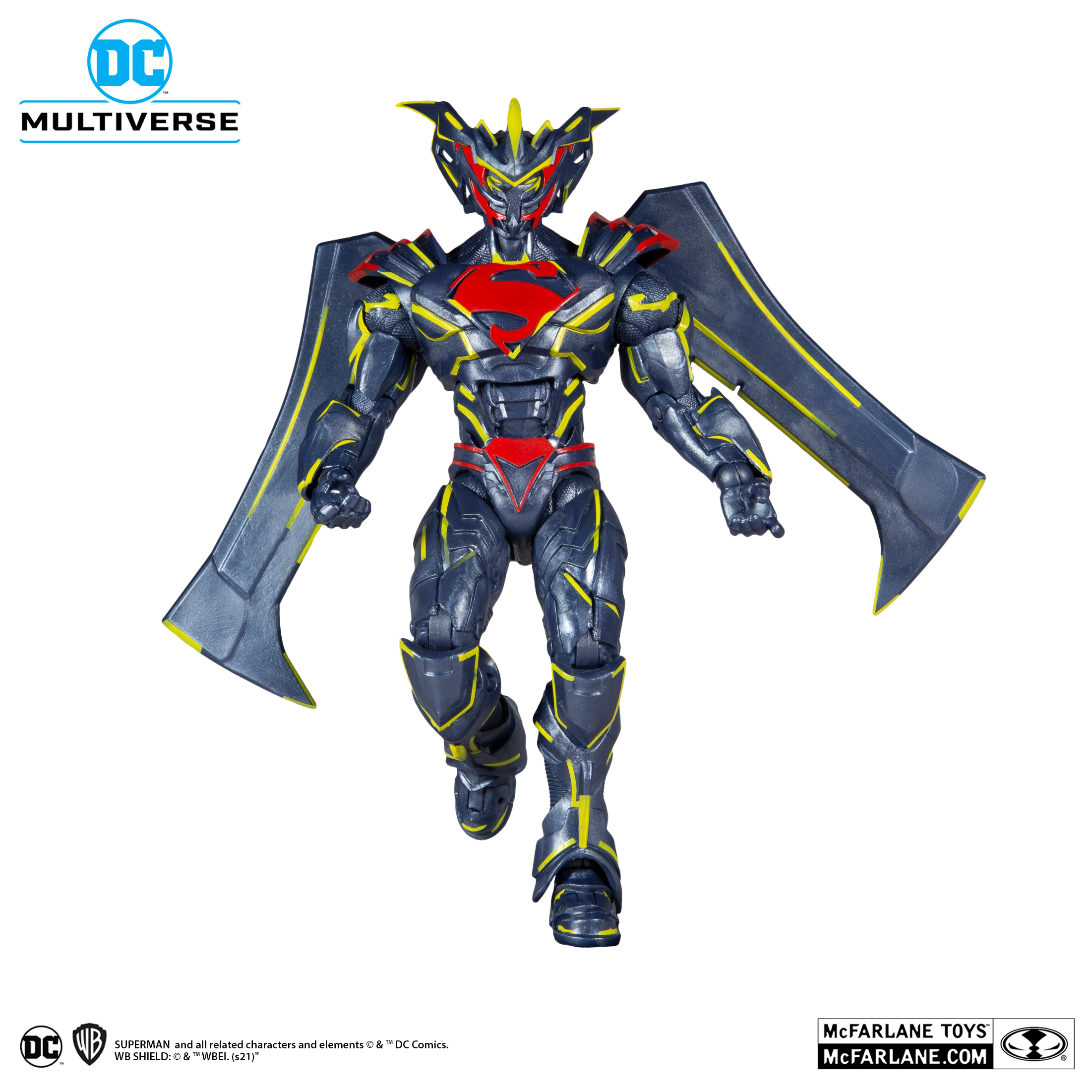 SUPERMAN ENERGIZED UNCHAINED ARMOR DC MULTIVERSE MCFARLANE TOYS