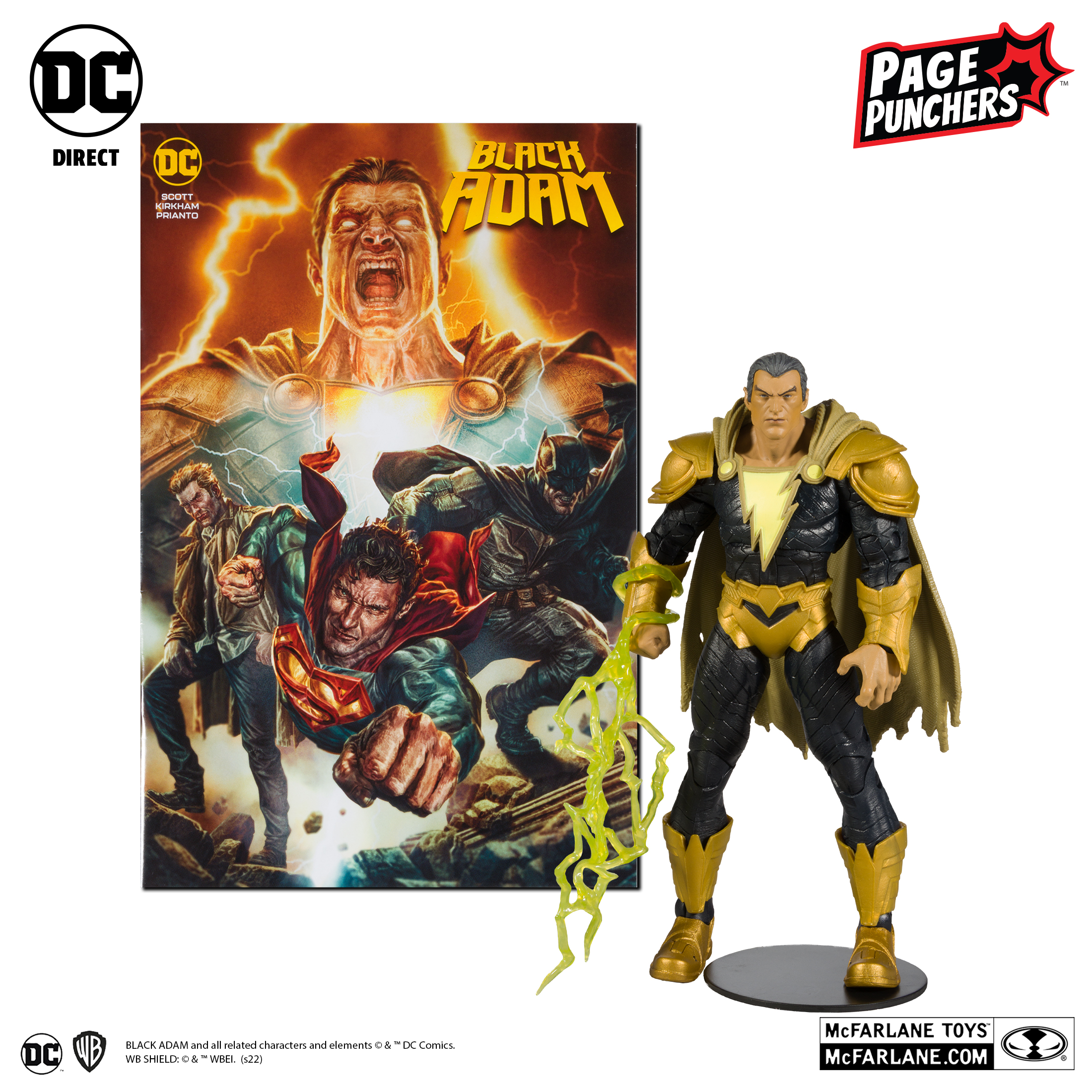BLACK ADAM - CON COMIC BLACK ADAM (PAGE PUNCHERS)
