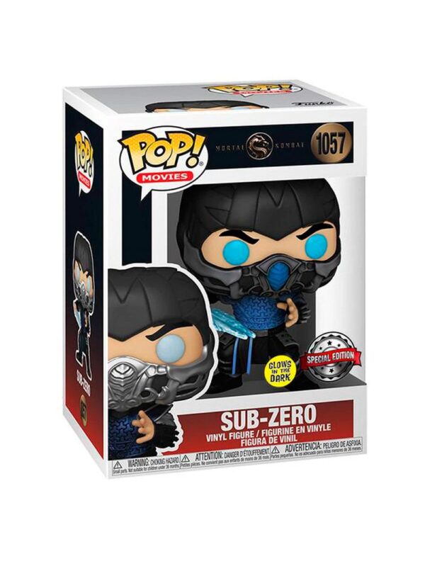 FUNKO POP MORTAL KOMBAT - SUB ZERO GLOW IN THE DARK 1057 - Imagen 2